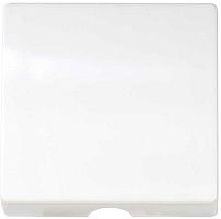 Лицевая панель Simon82 для вывода кабеля белый картинка